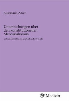 Cover Untersuchungen über den konstitutionellen Mercurialismus