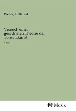 Cover Versuch einer geordneten Theorie der Tonsetzkunst