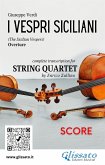 Score of &quote;I Vespri Siciliani&quote; for String Quartet (fixed-layout eBook, ePUB)