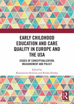 Cover Early Childhood Education and Care Quality in Europe and the USA (eBook, PDF)