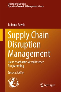 Supply Chain Disruption Management (eBook, PDF) - Sawik, Tadeusz