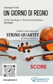 Score of &quote;Un giorno di regno&quote; for String Quartet (fixed-layout eBook, ePUB)