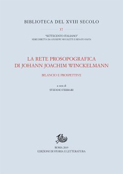 La rete prosopografica di Johann Joachim Winckelmann (eBook, PDF) - Ferrari, Stefano