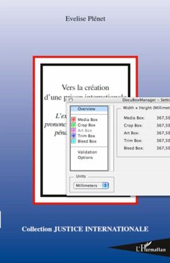 Vers la création d'une prison internationale - Plénet, Evelise