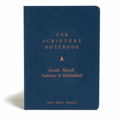 CSB Scripture Notebook, Jonah, Micah, Nahum, Habakkuk - Csb Bibles By Holman