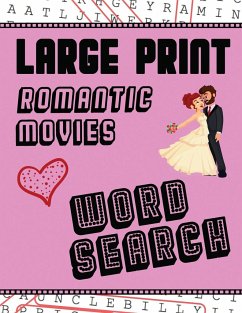 Large Print Romantic Movies Word Search - Puzzle Books, Makmak