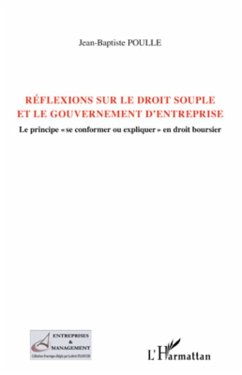 Réflexions sur le droit souple et le gouvernement d'entreprise - Poulle, Jean-Baptiste