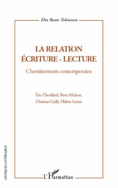 Cover La relation écriture-lecture