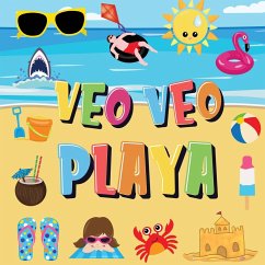 Veo Veo - Playa: ¿Puedes Encontrar el Bikini, la Toalla y el Helado? ¡Un Divertido Juego de Buscar y Encontrar para el Verano en la Pla - Libros Para Niños, Pamparam