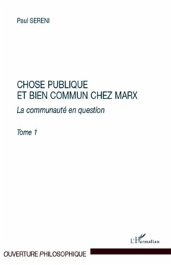 Chose publique et bien commun chez Marx - Sereni, Paul