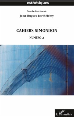 CAHIERS SIMONDON - Barthélémy, Jean-Hugues