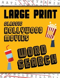 Large Print Classic Hollywood Movies Word Search - Puzzle Books, Makmak