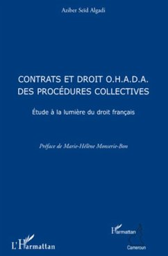 Contrats et droit O.H.A.D.A. des procédures collectives - Didot - Seïd Algadi, Aziber