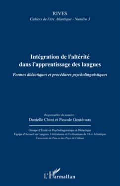 Intégration de l'altérité dans l'apprentissage des langues - Collectif