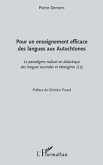 Pour un enseignement efficace des langues aux autochtones