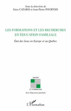 Cover Les formations et les recherches en éducation familiale
