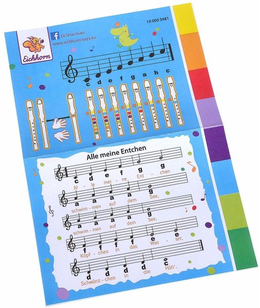Eichhorn Musik Holzflöte, 32cm