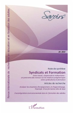 Cover Syndicats et formation