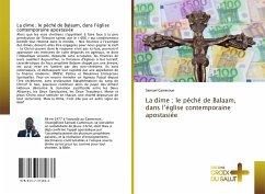 La dime ; le péché de Balaam, dans l¿église contemporaine apostasiée - Cameroun, Samuel