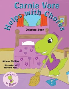 Cover Carnie Vore Helps with Chores Coloring Book