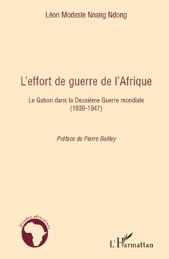 Cover L'effort de guerre de l'Afrique
