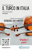 Violin I part of &quote;Il Turco in Italia&quote; for String Quartet (fixed-layout eBook, ePUB)