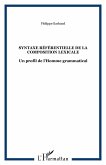 Syntaxe référentielle de la composition lexicale