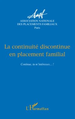 La continuité discontinue en placement familial - Bayon, Veronique