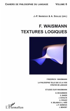 F. Waismann. Textures logiques - Soulez, A.; Narboux, J. -P.