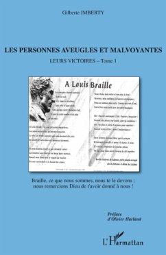 Les personnes aveugles et malvoyantes - Imberty, Gilberte