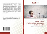 L'ANALYSE DE L'INTEGRATION REGIONALE DANS LA SADC