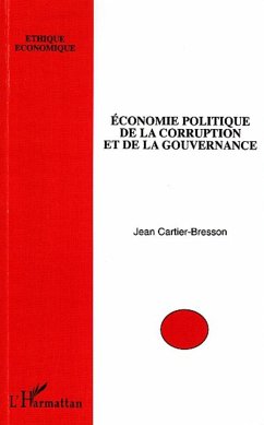 Economie politique de la corruption et de la gouvernance - Cartier-Bresson, Jean