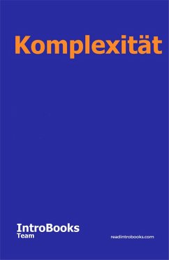 Cover Komplexität (eBook, ePUB)