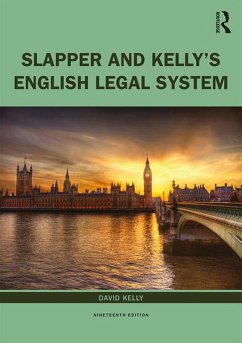Slapper and Kelly's The English Legal System (eBook, ePUB) - Kelly, David