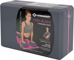 Schildkröt 960136 - Fitness Yoga Block, Pilates Block, Yogaklotz, Hartschaum