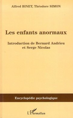 Les enfants anormaux - Simon, Théodore; Binet, Alfred