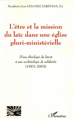 L'être et la mission du laïc dans une église pluri-ministérielle - Sanchez Zarinana, Sj