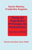 Tezoj pri Fojerba¿o, Principoj de komunismo kaj aliaj verketoj