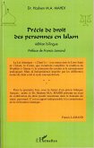 Précis de droit des personnes en Islam