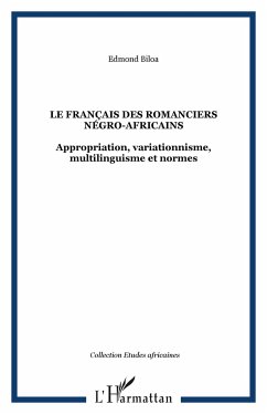 Cover Le français des romanciers négro-africains