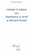 Langage et logique dans Signification... - Bild 1