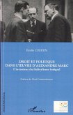 Droit et politique dans l'oeuvre d'Alexandre Marc