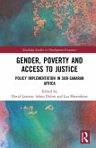 Gender, Poverty and Access to Justice (eBook, PDF)