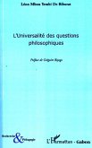 L'universalité des questions philosophiques