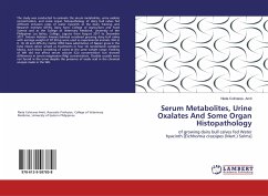 Serum Metabolites, Urine Oxalates And Some Organ Histopathology - Colinares- Amit, Nieta