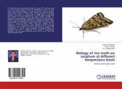 Biology of rice moth on sorghum at different temperature levels