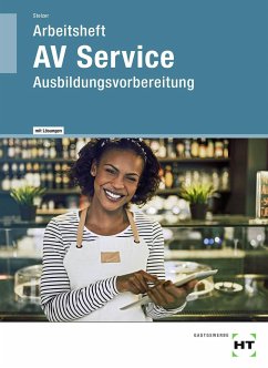 Arbeitsheft mit eingetragenen Lösungen AV Service - Stelzer, Sonja