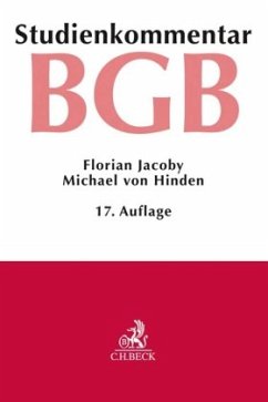 BGB, Studienkommentar - Jacoby, Florian;Hinden, Michael von