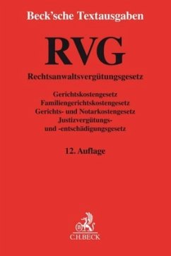 RVG, Rechtsanwaltsvergütungsgesetz