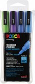 uni-ball Marker POSCA PC-3M Glitter kalte Farben 4er Set